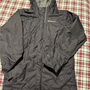 Columbia Boys black Raincoat